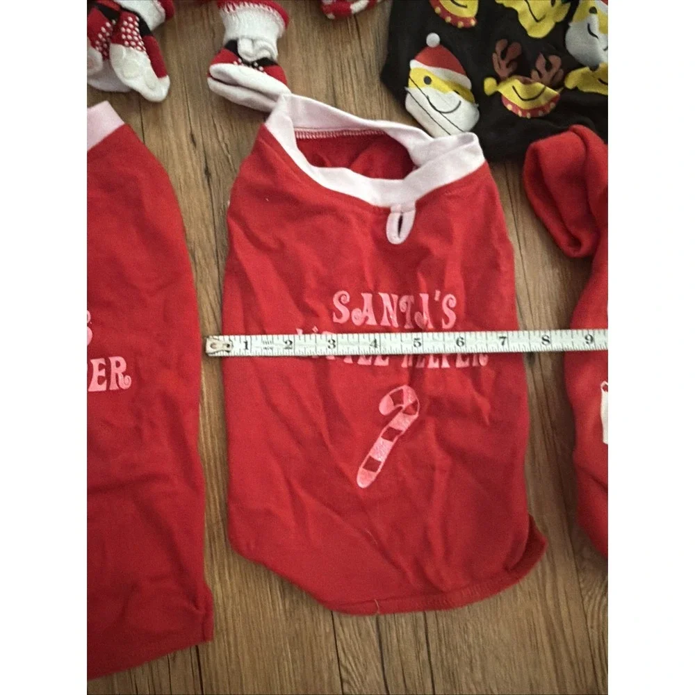 dog clothing lot size medium Christmas Themed Sweaters, Shirts, Hats, Socks